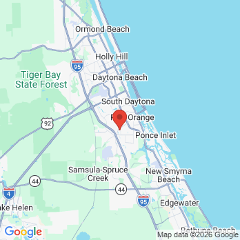 Map to Mackenzie Dentistry office in Port Orange, FL