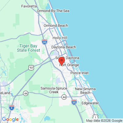 Map to  office in Port Orange, FL
