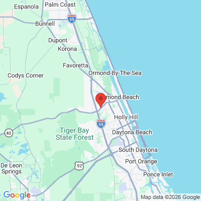 Map to  office in Ormond Beach, FL