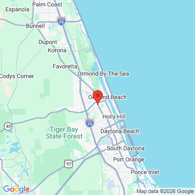 Map to  office in Ormond Beach, FL