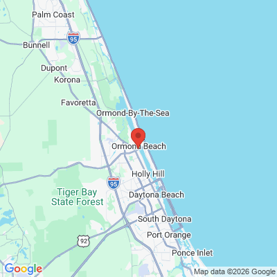 Map to  office in Ormond Beach, FL