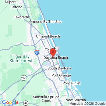 Map to PopUp Smiles Boca  office in Daytona Beach, FL