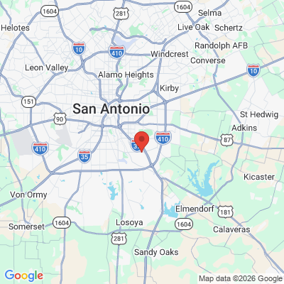 Map to  office in San Antonio, TX