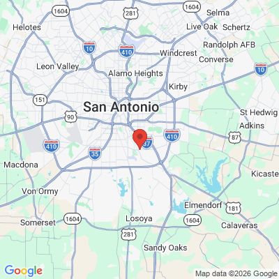Map to  office in San Antonio, TX