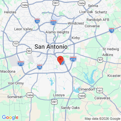 Map to  office in San Antonio, TX