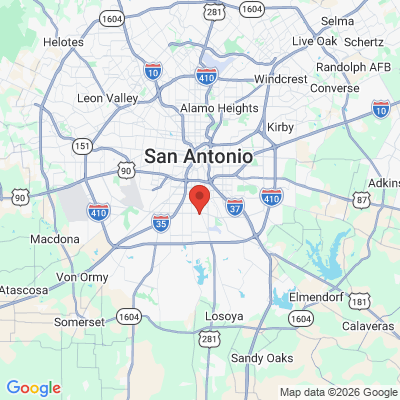 Map to  office in San Antonio, TX