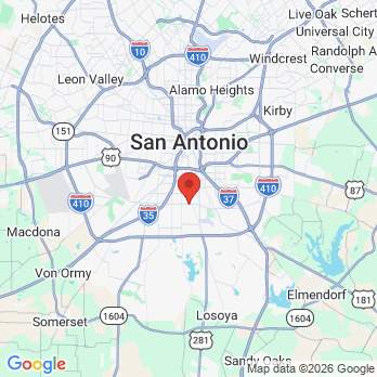Map to Harlandale Kids Dental office in San Antonio, TX