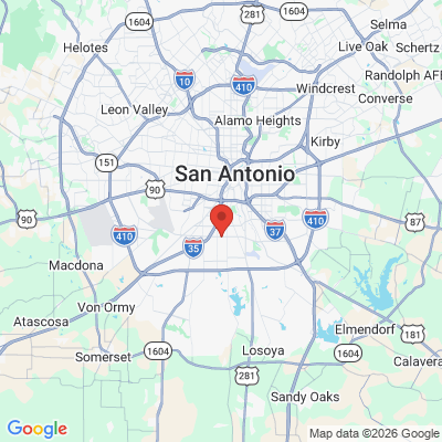 Map to  office in San Antonio, TX