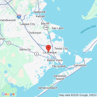 Map to  office in La Marque, TX