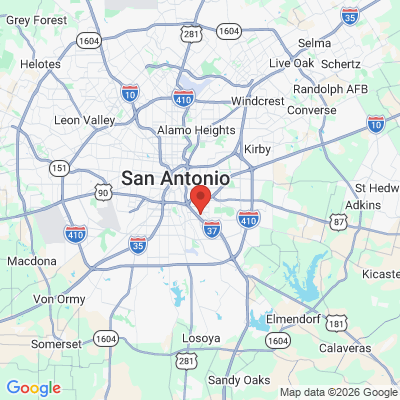 Map to  office in San Antonio, TX