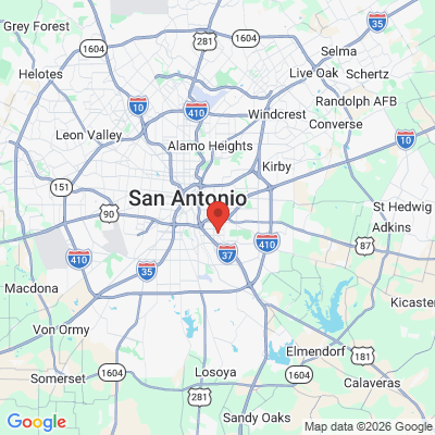 Map to  office in San Antonio, TX