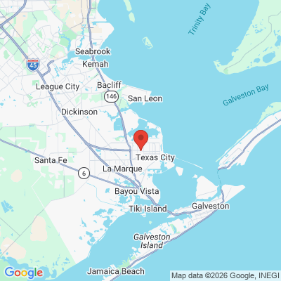 Map to  office in Texas City, TX