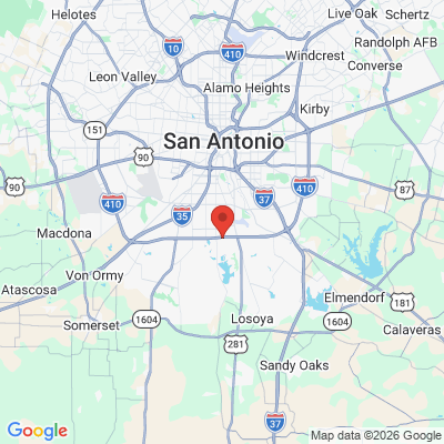 Map to  office in San Antonio, TX