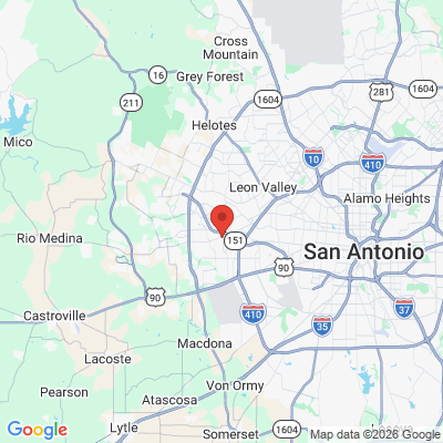 Map to  office in San Antonio, TX