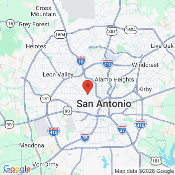 Map to Super Dental Bros office in San Antonio, TX