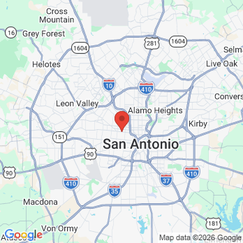 Map to Risas Dental and Braces - Woodlawn Lake office in San Antonio, TX