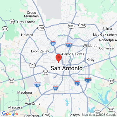 Map to  office in San Antonio, TX