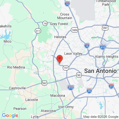 Map to  office in San Antonio, TX