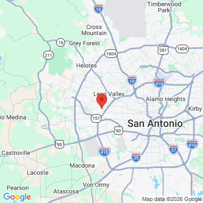 Map to  office in San Antonio, TX