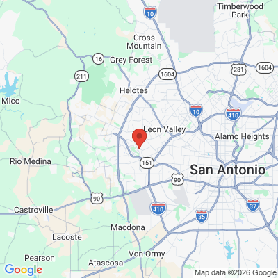 Map to  office in San Antonio, TX