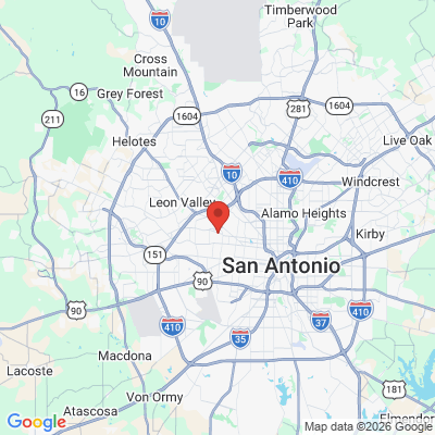 Map to  office in San Antonio, TX