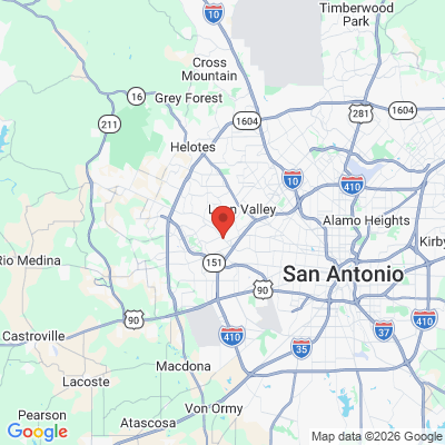 Map to  office in San Antonio, TX