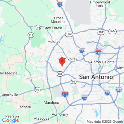 Map to  office in San Antonio, TX