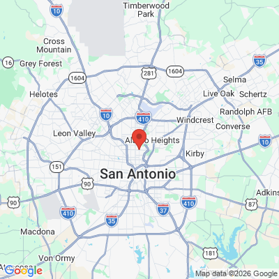 Map to  office in San Antonio, TX