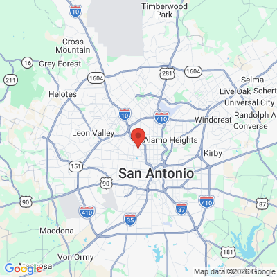Map to  office in San Antonio, TX