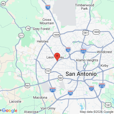 Map to  office in San Antonio, TX