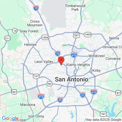 Map to  office in San Antonio, TX