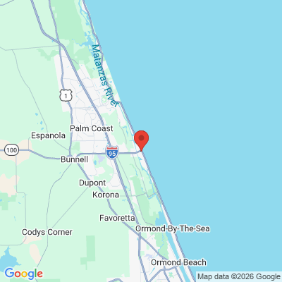 Map to  office in Flagler Beach, FL