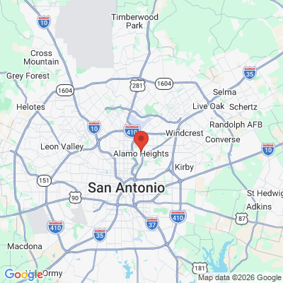Map to  office in San Antonio, TX