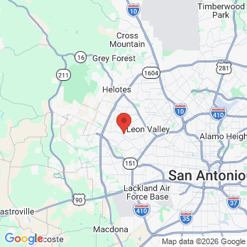Map to Anthony D. Osei, DDS, PhD office in San Antonio, TX