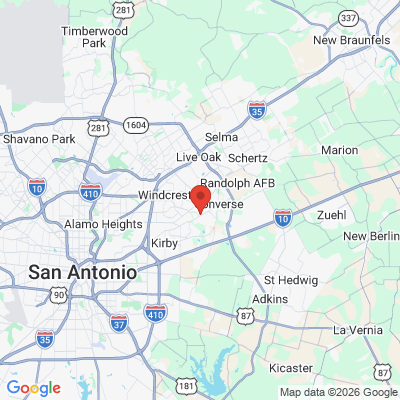 Map to  office in San Antonio, TX