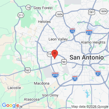 Map to Light Dental PLLC office in San Antonio, TX