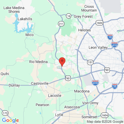 Map to  office in San Antonio, TX