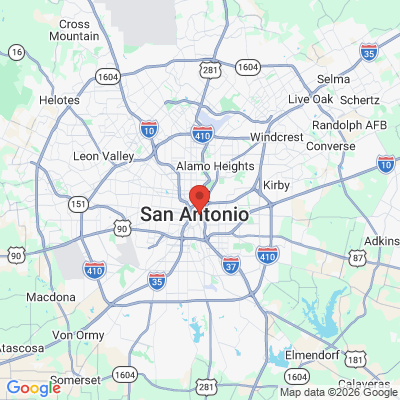 Map to  office in San Antonio, TX