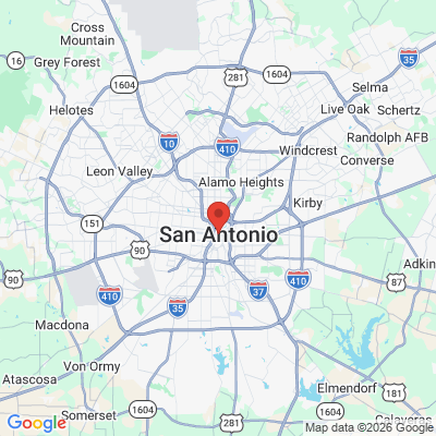 Map to  office in San Antonio, TX