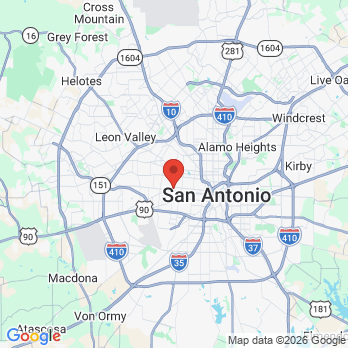 Map to Texas Smiles Dental center  office in San Antonio, TX