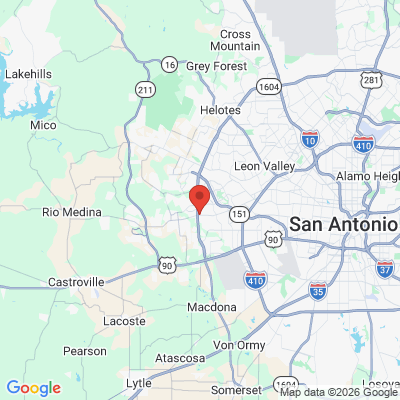 Map to  office in San Antonio, TX