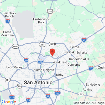 Map to  office in San Antonio, TX