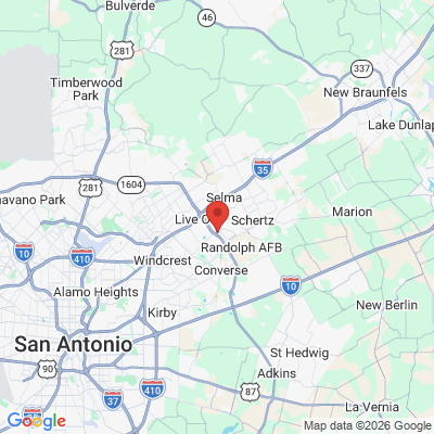 Map to  office in Universal City, TX