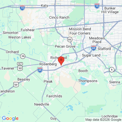 Map to  office in Richmond, TX
