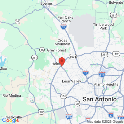 Map to  office in San Antonio, TX