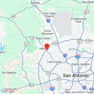 Map to  office in San Antonio, TX
