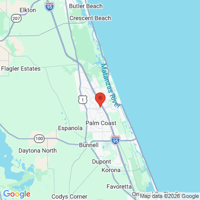 Map to  office in Palm Coast, FL