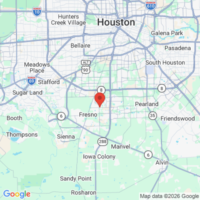 Map to  office in Pearland, TX