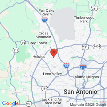 Map to Comfort Dental Babcock office in San Antonio, TX