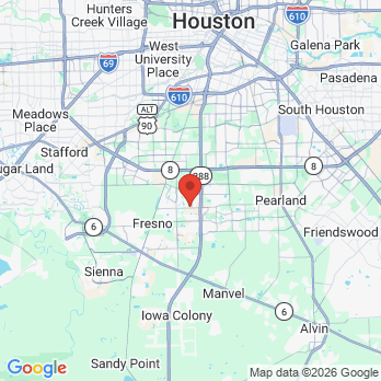 Map to New Image Dental & Orthodontics office in Pearland, TX